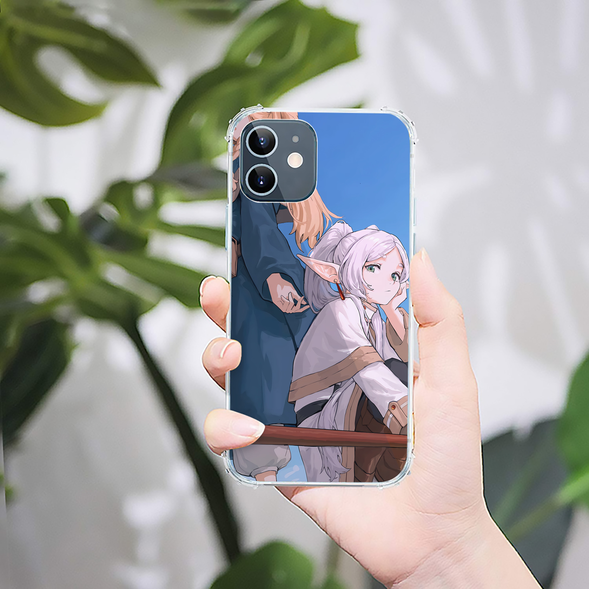 （画像用） 葬送のフリーレン Frieren 【iPhone 12シリーズ対応】透明スマホケース（クリアソフトケース）